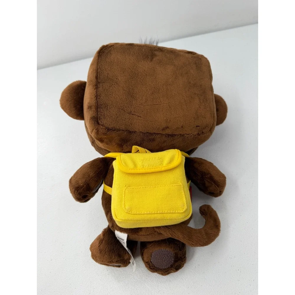 Fisher-Price Smart Toy Monkey Interactive Plush Brown DNV32 24 Cards Backpack